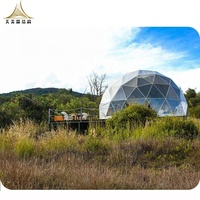Nouvelle conception de maison dôme de luxe pour hôtel, Domo géodésique pour les vacances