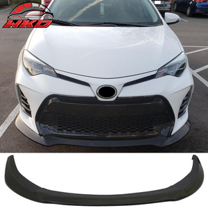 Fits For Toyota Corolla 17-19 GT Style Unpainted Front Bumper Lip <b>Splitter</b> PU Spoiler Auto Parts Automotive Accessories - Product Image 1