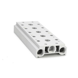 Nuevo Colector de Válvulas Solenoides 4V210-08 con Conector 200M, Placa de Válvulas 4V100M/4V200M/4V300M, Filtro y Bobina para Medio de Trabajo de Aire - Product Image 1