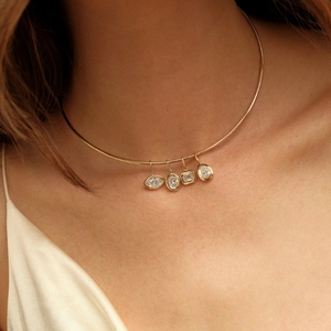 Op maat gemaakte 0.5CT 1CT Marquise geslepen hanger IGI gecertificeerde synthetische diamant sieraden lab gekweekte diamant ketting - Product Image 4