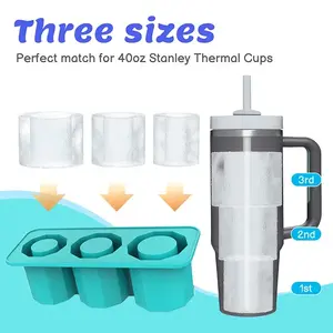 Eisbecher Form Eiswürfelschale 30-40 Unzen Eisbecher-Becher Silikon einfaches Füllen freisetzung hohlzylinder-Eismaschine