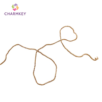Fil de Soie Argenté Brillant en Gros, Fil de Coton Creux, Fil à Gâteau au Crochet pour Tricot Manuel