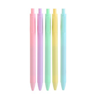 Stylo à bille Macaron Offre Spéciale 0.5mm Presse en plastique Logo personnalisé pour l'écriture