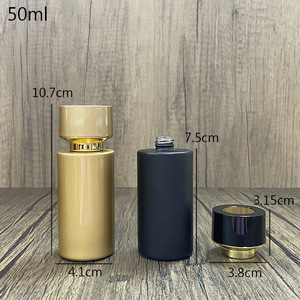 Vente flash - Flacon de parfum vide en verre cylindrique simple de 50 ml pour l'emballage de cosmétiques - Product Image 6