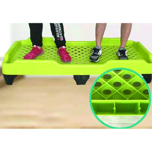 Culla in Plastica Impilabile <span class=keywords><strong>Salvaspazio</strong></span> per Neonati e Bambini con Design a Cartoni Animati per Asilo Nido, Scuola Materna e Camera dei Bambini - Product Image 1