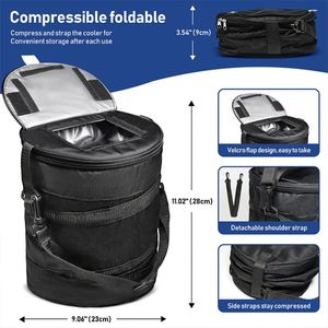 Promotion Large-Capacity 30L Golf Cart Collapsible <b>Cooler</b> Portable Polyester Barrel Insulation Outdoor Beverage Food Storage - Product Image 3
