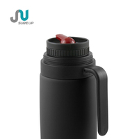 Botella de Yerba Mate de 1L con Funda de Cuero, Asa y Grifo de Acero Inoxidable, Sets de Regalo Empresariales, Regalos Corporativos, Paquete Personalizado