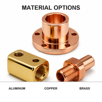 Pièces électroniques sur mesure usinées CNC, aluminium, cuivre, laiton, polissage de précision, faible MOQ, fabricant