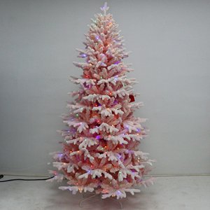 180cm đèn LED màu Hồng Cây giáng sinh lớn giáng sinh trang trí PE + PVC albero arbol de navidad arvores artificiais de Natal - Product Image 2