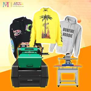 MT Best selling all-in-one 2 heads dtf 40cm Printer MT-DTF40 for custom apparel and promotional accessories printing