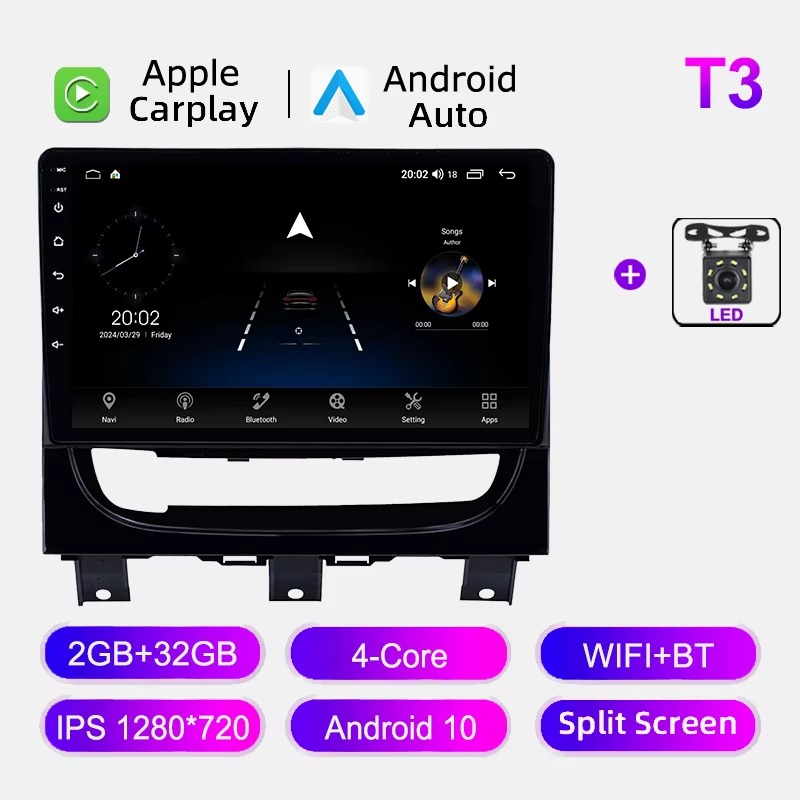 T3 2+32GB WIFI +8LED CAM