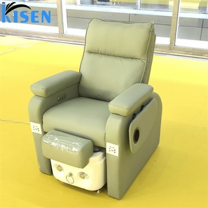 เก้าอี้นวดทำเล็บเท้าแบบนอนราบ KISEN รุ่น No Plumbing Electric Lay Down Spa Pedicure Chairs พร้อมระบบนวดเท้าแบบไร้ท่อ สำหรับร้านทำเล็บ - Product Image 4