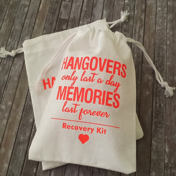 Bride Tribe red cross party event favors hangover survival kit bags wedding supplies guest gift for guests souvenirs