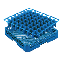 Étagères de séchage ouvertes et rallonges Linkrich à 9/16/25/36/49/64 compartiments en plastique pour verres à vin, tasses, assiettes, paniers pour lave-vaisselle