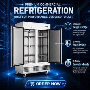 Congelatore Verticale Wetruth per Ristorazione, Refrigerante R290, Controllo Digitale Intelligente, Grado Industriale, Alta Capacità - Product Image 5