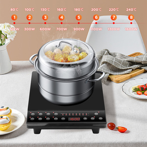 Top Selling Single Burner Wholesale Price 220V 1600W Household Cooktop &amp; <strong>Built</strong> <strong>in</strong> Electric Stove <strong>Induction</strong> Cookers - Product Image 1