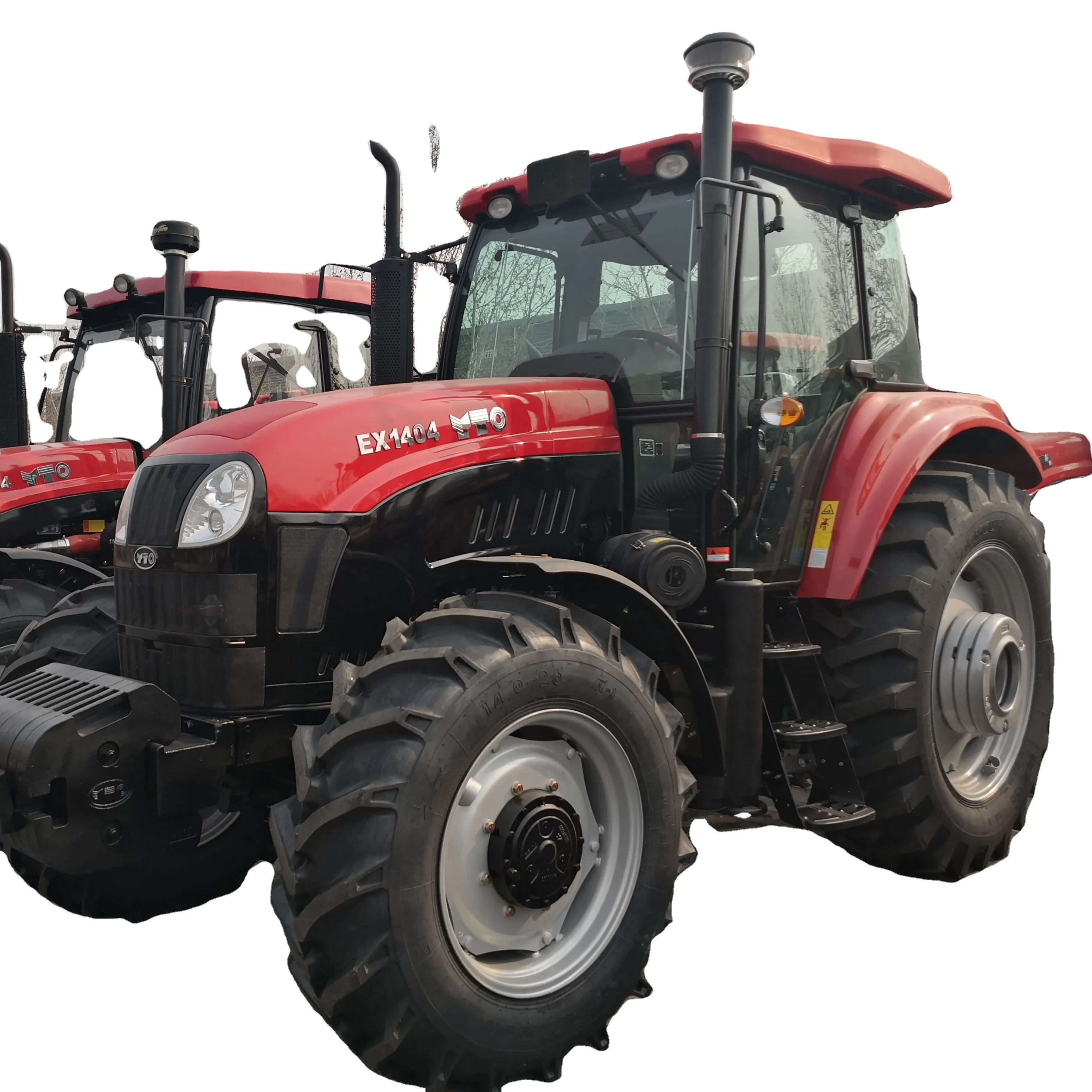 Ön yükleyici ile 140HP traktör tarım traktörleri 4X4