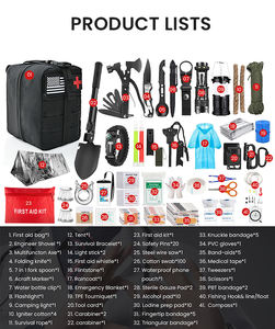 Trousse d'urgence haute capacité trousse de premiers soins tactique outils de survie en plein air d'urgence pochette molle IFAK pour camping randonnée - Product Image 2