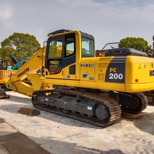 รถขุดตีนตะขาบ PC200-7 Komatsu ของแท้ใช้งาน20ตันปั๊มมอเตอร์ใช้งานหนักญี่ปุ่นก่อสร้าง - Product Image 1