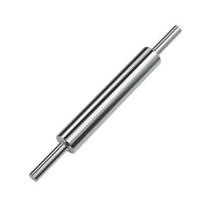 Rouleau à pâtisserie en acier inoxydable pour la pâtisserie, le fondant, la pizza, les tartes, les pâtes, la pâte à biscuits - Product Image 1