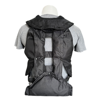Gilet de protection équestre gonflable en polyester léger, système de fixation, protection du corps du cavalier, sangle de protection, gilet airbag pour l'équitation