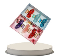 Coffret Cadeau Rigide de Luxe pour Parfum, Style Livre, avec Insert en Mousse, Vente Chaude, pour Parfums Féminins 30 ml *3