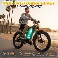 Vélo Électrique Tout-Terrain Romeo Pro 2 Eahora, Pneus Larges 26*4.0, 250W, VTT Hybride/Cargo, Stock US/UE, pour Adulte
