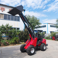 Cina multione DY1150 mini caricatore agricolo pala gommata telescopica articolata