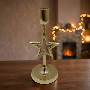Nuevo Portavelas de Aluminio con Forma de Estrella y Vidrio Esmerilado, Portátil, Hecho a Mano, Ecológico, Resistente al Calor, para Navidad - Product Image 2