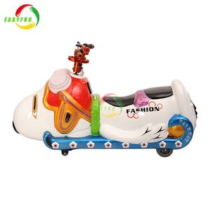 Indoor Children's Electric Car Battery-powered Bumper Panda Ride-On for Kids Fiberglass and Metal Material for Adults - Product Image 2
