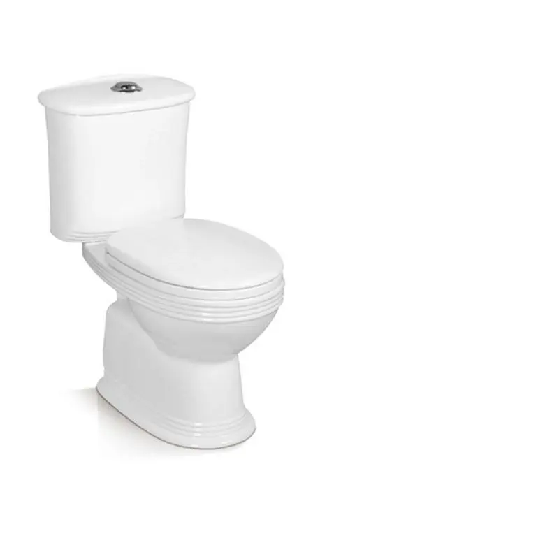 CHAOZHOU WC Sanitary TWO Piece Toilet Bowl Water Closet Bathroom Ceramic Ware European Western P TRAP WASHDOWN 2 PC 1 Set Modern