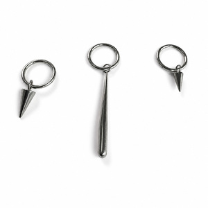 HGC Popular <span class=keywords><strong>Aro</strong></span> de Nariz Cónico de Titanio G23 ASTM F136 de Alto Pulido, Estilo Masculino, Antialérgico, Impermeable, Joyería para Piercing Diario - Product Image 2