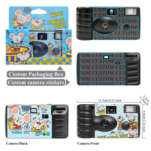 Fotocamera usa e getta da 35mm all'ingrosso, 18 pose, formato half-frame, Zodiac Rat, stile retrò, per matrimoni, feste e regali - Product Image 6