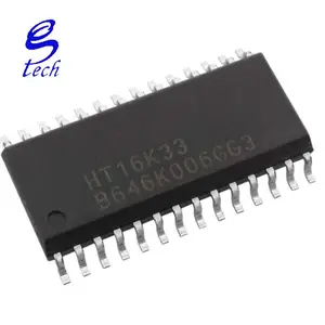HT16K33 Chip Pengontrol LED, 5PCS SOP-28 VK16K33 SOP28 16K33 SOP-28 HT16K33