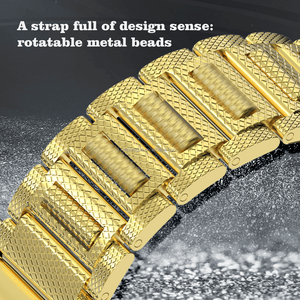<span class=keywords><strong>Bracelet</strong></span> de montre en acier inoxydable de luxe NEXVOGUE pour montre 38-49 mm compatible avec les modèles Iwatch 8/7/6/5/4/3/2/1 Boucle papillon - Product Image 2