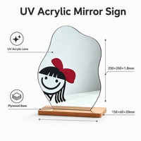 Panneau de table imprimé UV avec base en contreplaqué pour mariage, fête, présentation en magasin, comptoir, décoration, cadeau, OEM, vente en gros, usine