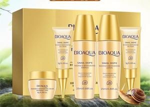 Set de 5 Piezas <span class=keywords><strong>Bioaqua</strong></span> de Alta Calidad y Bajo Precio: Loción Hidratante y Crema Facial de Caracol para el Cuidado de la Piel - Product Image 2