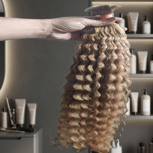 Cabello Humano Ondulado Profundo de Calidad Profesional – Paquetes de Cabello Virgen Remy para Trenzas Boho, Color Natural - Product Image 4