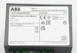 DA502 1SAP250800R0001 EF2 โมดูลดิจิตอล IO 16DI/16DO 24VDC ซีรีส์ DA PLC - Product Image 2