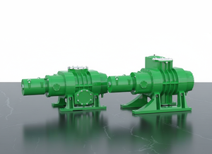 Pompe à vide Roots compacte à moteur asynchrone refroidi par eau, série ZJ-B ZJP-B, garantie OEM de 3 ans pour haute température - Product Image 2