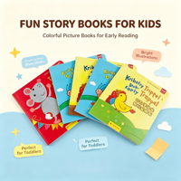 Service d'impression de livres d'histoires pour enfants personnalisés, couverture souple couleur, pour l'apprentissage et l'éducation des enfants