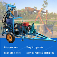 Machine de forage automatique pour puits peu profonds et profonds, machine de forage pour puits d'eau, forage de puits d'eau de 200 m