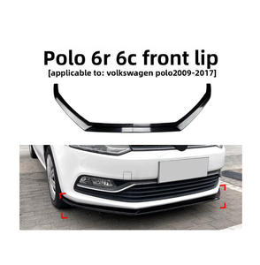 Para Volkswagen <span class=keywords><strong>Polo</strong></span> 6R <span class=keywords><strong>6C</strong></span> 09-17, accesorios de modificación Exterior, nuevo alerón delantero, tipo de parachoques envolvente - Product Image 4