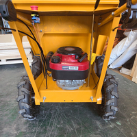 Mini-dumper certifié EPA, moteur à essence, benne hydraulique auto-chargeante sur chenilles pour usage agricole