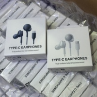 Headset In-Ear AKG Black Type C Original Grosir EO-IC100BBEG untuk Samsung S25 S24 S20 A53 A15 Note20