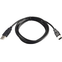 Câble adaptateur standard en cuivre IEEE 400 USB 2.0 vers 1394 FireWire 6 broches pour connexion de carte son, charge rapide 3A pour disque dur