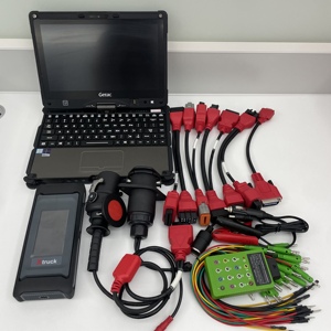 ชุดเครื่องมือตรวจสอบแชสซี Xtruck พร้อมแล็ปท็อป Getac V110 ที่ทนทาน สำหรับรถบรรทุกหนัก เครื่องตรวจจับข้อบกพร่องระบบ ABS EBS และระบบส่งกำลัง - Product Image 3