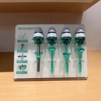 Medical Disposable Optical Balloon Bladed Sharp Tip Trocars Kit 5mm 10mm 12mm 15mm Laparoscopic Surgery Hasson Trocar Blunt Tip