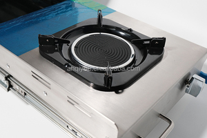 Cuisine mobile avec tiroir coulissant, cuisinière à gaz et évier pour remorque de pick-up ou <span class=keywords><strong>caravane</strong></span> - Product Image 4