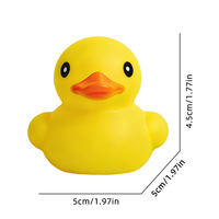 Jouet de bain pour bébé, lot de 6 animaux de bain amusants et ludiques pour bébés, canetons flottants de 5 cm, ensemble premium pour bébés de 0 à 24 mois